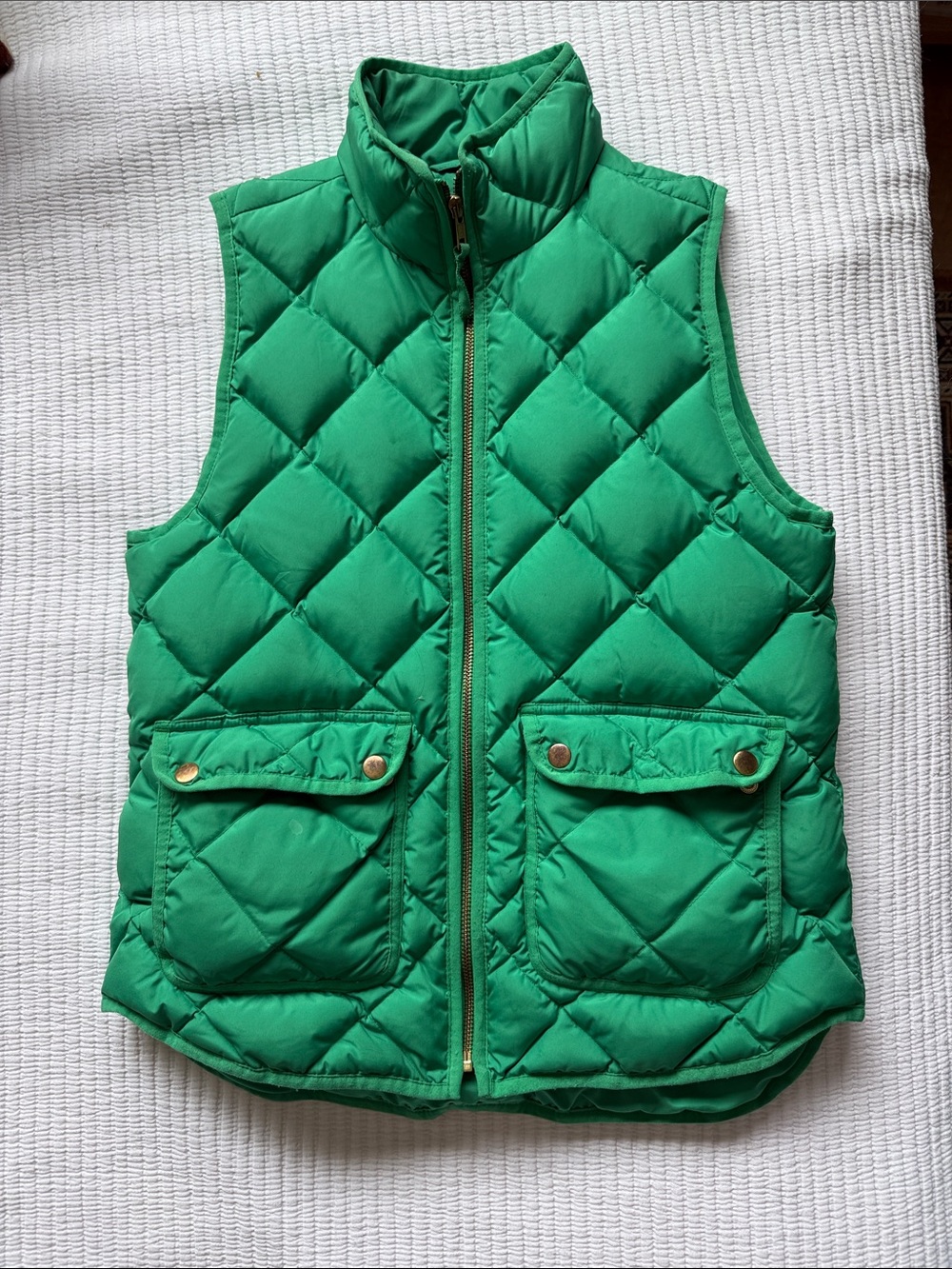 Women’s jcrew  Quilted Puffer Vest - Green